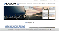 Desktop Screenshot of lajon.com.pl