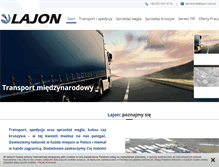 Tablet Screenshot of lajon.com.pl